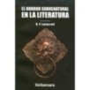 EL HORROR SOBRENATURAL EN LA LITERATURA