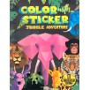 COLOR WITH STICKER - Jungle Adventure