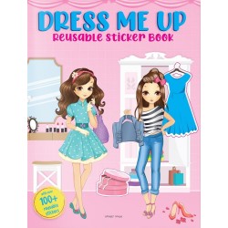 DRESS ME UP. Reusable Sticker Book (for Children)